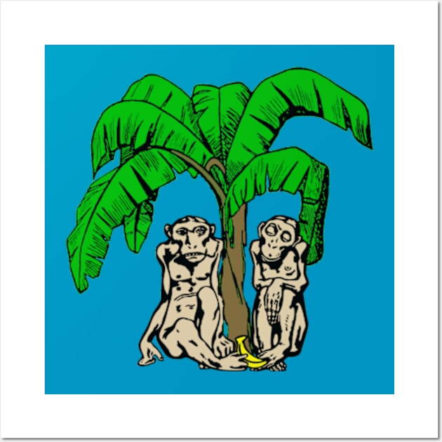 Funky Monkeys Wall Art by Izmet